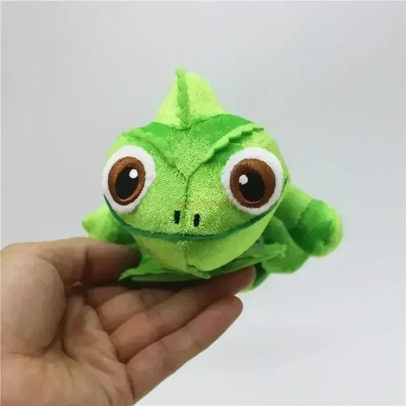 Pascal Rapunzel Chameleon Plush Dolls 15cm Pascal Stuffed Animals Plush Doll Pascal Rapunzel Shoulder Plush Toys Kids Gifts