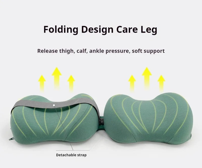 1PC Contoured Leg Knee Pillow for Sleeping,Cooling Memory Foam Leg Pillow for Sciatica,Back Knee Joint Pain,Help Spine Alignment