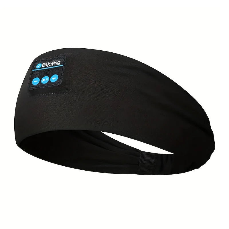 Wireless Bluetooth Headband Sleeping Headphones Sports Earphone/Headscar Music Hat with HD Stereo Speakers Eye Maskfor Side Sl