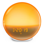 Sunrise Alarm Clock Wake Up Light Clock Sunrise/Sunset Simulation Digital Clock with Night Light FM Radio Desk Clocks