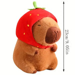 Capybara Plush Toy Set Mommy with 4 Little Capibaras Capibala Plushie Dolls Stuffed Animal Pillow Turtle Backpack Car Decor