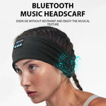 Wireless Bluetooth Headband Sleeping Headphones Sports Earphone/Headscar Music Hat with HD Stereo Speakers Eye Maskfor Side Sl