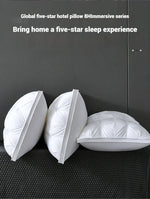 Comfortable Pillows for Sleeping 5-star Hotel Pillow Three-dimensional Soft Bilateral Washed Solid Color Pillow Sleeping Pillows
