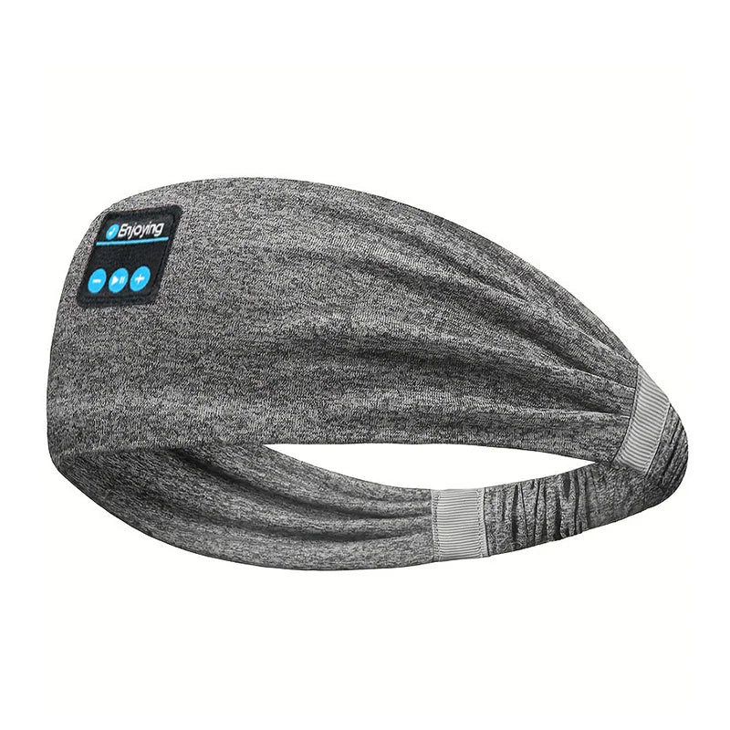 Wireless Bluetooth Headband Sleeping Headphones Sports Earphone/Headscar Music Hat with HD Stereo Speakers Eye Maskfor Side Sl