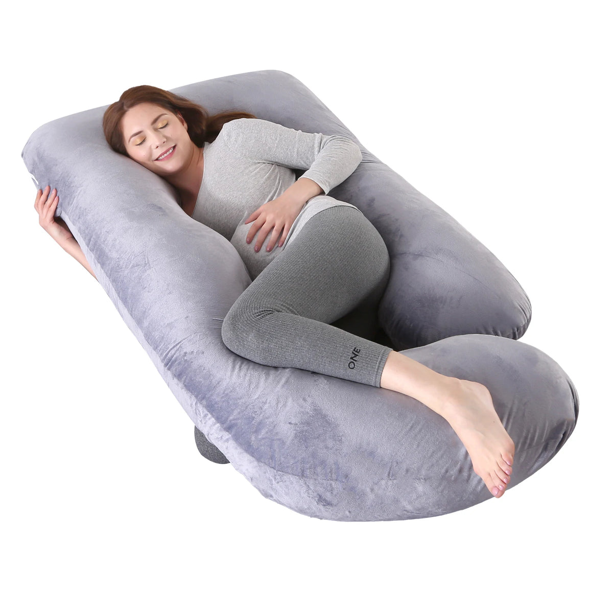 G-Shaped Full Body Pregnancy Pillow – Maternity Support for Comfortable, Restful Sleep