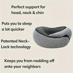 Portable Adjustable Travel Neck Pillow Memory Foam U-shaped Pillow Snail Style Travel Neck Support Soft Noon Break Sleep Pillow