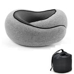 Portable Adjustable Travel Neck Pillow Memory Foam U-shaped Pillow Snail Style Travel Neck Support Soft Noon Break Sleep Pillow