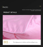 Luxury White Goose Down Filler Duvet 3D Bread Quilt Comforter Winter Heavy Duvet 4kg Weight 100% Cotton Shell Thickened Quilt