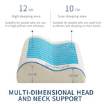 Cooling Gel Memory Foam Pillow – Orthopedic Cervical Support for Comfortable Sleep