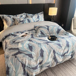 3 pc 100%Egyptian Cotton Duvet Cover set printing Duvet Cover single bed double bed Extra King Set Soft Comfortable Bedding