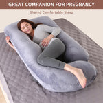 G-Shaped Full Body Pregnancy Pillow – Maternity Support for Comfortable, Restful Sleep