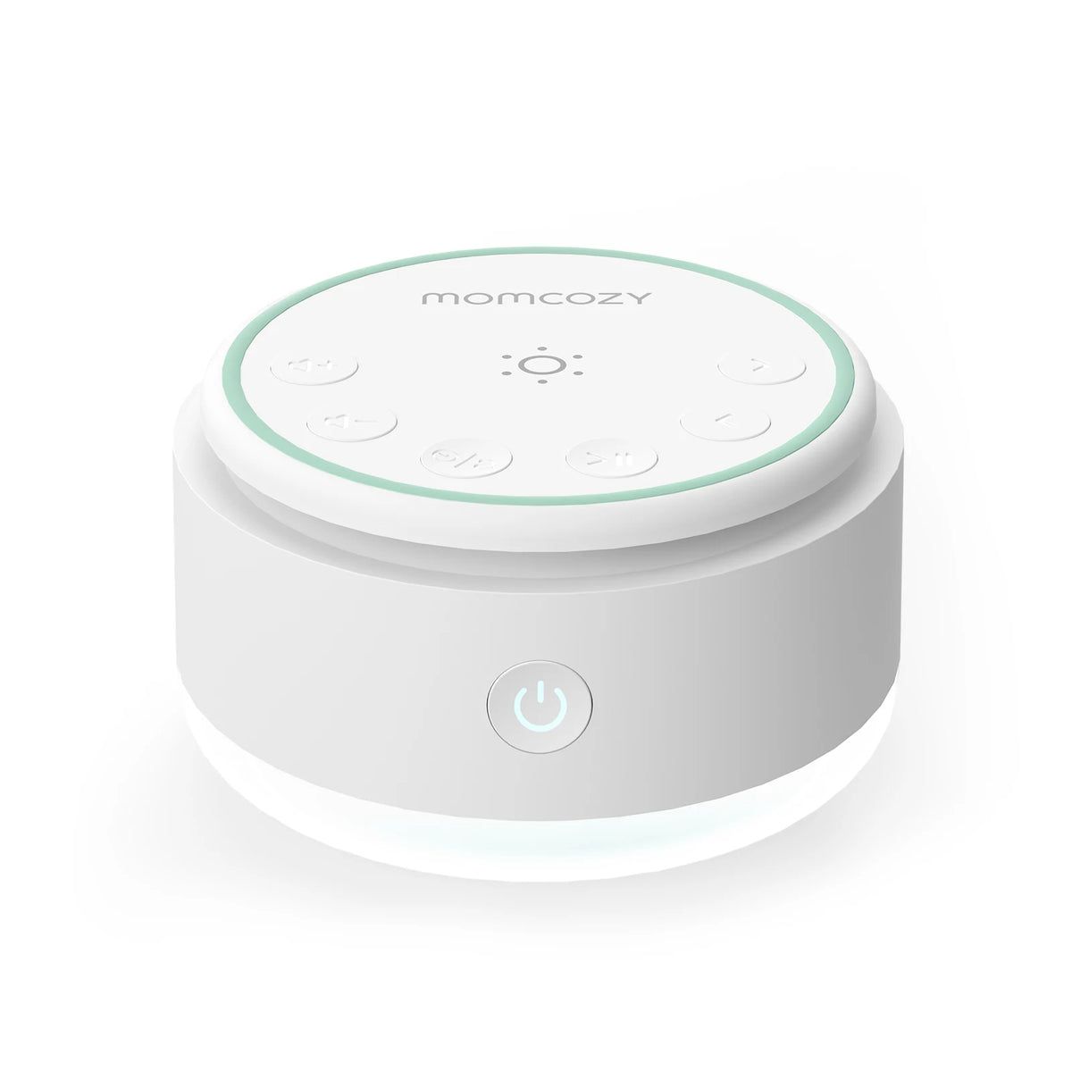 Momcozy Sound Machine for Baby, Portable Rechargeable, 20 Sleep Sounds White Noise Machine with Nursery Night Light, Travel