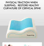 Cooling Gel Memory Foam Pillow – Orthopedic Cervical Support for Comfortable Sleep