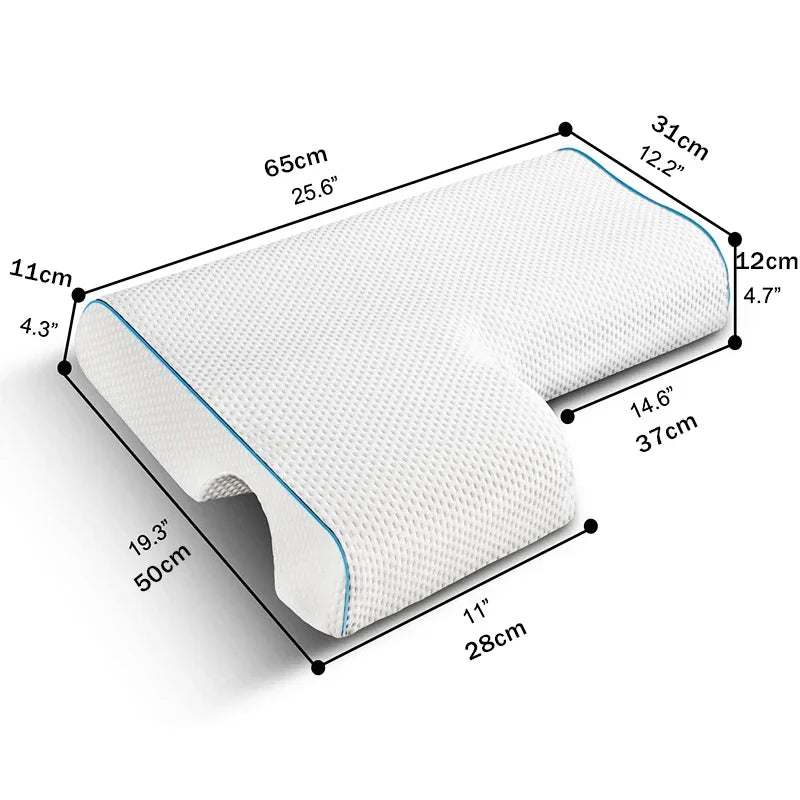 Orthopedic Memory Sponge Protects The Cervical Side Sleep Pillow Slow Rebound No Pressure Hand Soft Breathable Couple Pillow