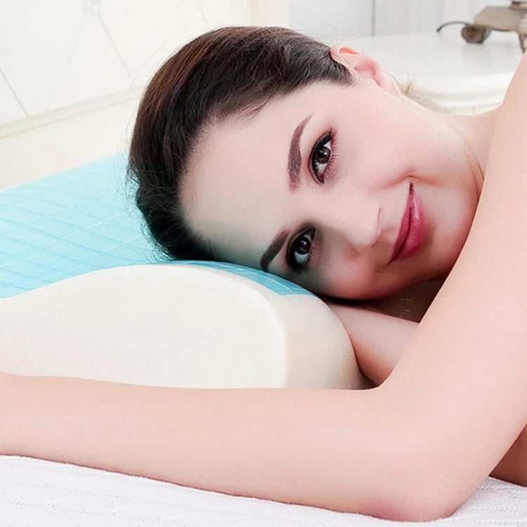 Cooling Gel Memory Foam Pillow – Orthopedic Cervical Support for Comfortable Sleep