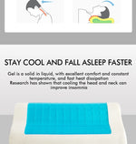Cooling Gel Memory Foam Pillow – Orthopedic Cervical Support for Comfortable Sleep