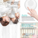 10 Songs White Noise Sound Machine Portable Baby Sleep Machine Soothing Sounds Volume Adjustable Built in Rechargeable BatteryQ3