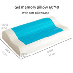 Cooling Gel Memory Foam Pillow – Orthopedic Cervical Support for Comfortable Sleep