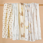 Ins Baby Blanket Muslin Swaddle 2 Layer Cotton Receive Blankets for Newborn Bath Towel Summer Bedding Baby Items Mother Kids