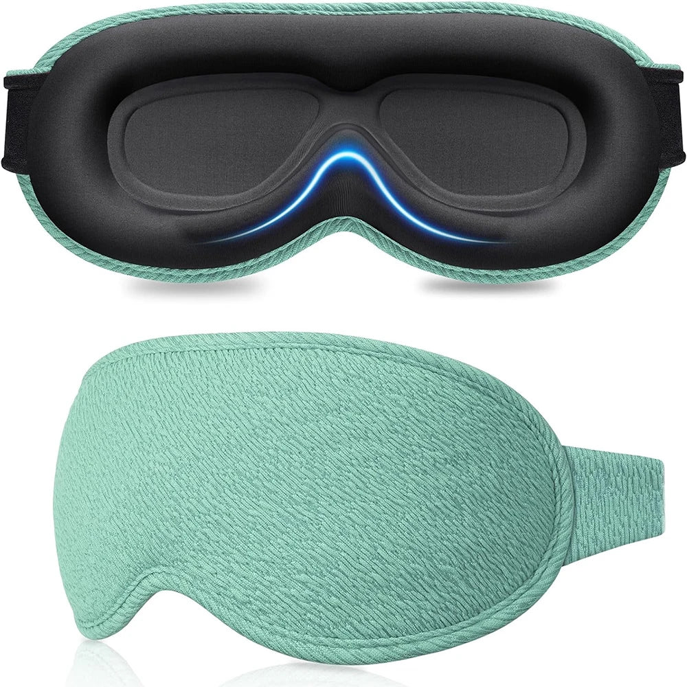 3D Sleep Mask – 100% Light Blockout & Pressure-Free Comfort