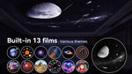 12 IN 1 Galaxy Star Projector with Meteor Ultra Clear Night Light Lamp Rotary Space Ball Planetarium Projector Lights for Kids G