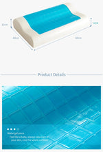 Cooling Gel Memory Foam Pillow – Orthopedic Cervical Support for Comfortable Sleep