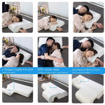 Orthopedic Memory Sponge Protects The Cervical Side Sleep Pillow Slow Rebound No Pressure Hand Soft Breathable Couple Pillow