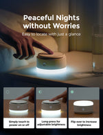 Momcozy Sound Machine for Baby, Portable Rechargeable, 20 Sleep Sounds White Noise Machine with Nursery Night Light, Travel