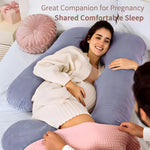 G-Shaped Full Body Pregnancy Pillow – Maternity Support for Comfortable, Restful Sleep