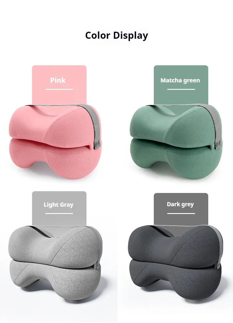 1PC Contoured Leg Knee Pillow for Sleeping,Cooling Memory Foam Leg Pillow for Sciatica,Back Knee Joint Pain,Help Spine Alignment