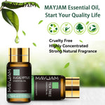 MAYJAM Pure Natural Essential Oils 20pcs Kits Gift Box Sandalwood Lemongrass Lavender Bergamot Eucalyptus Rosemary For Diffuser