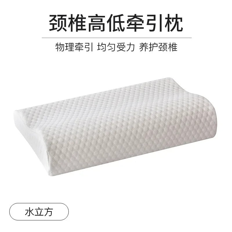 Orthopedic Memory Foam Pillow – Bamboo Fiber Cover for Neck & Shoulder Support
