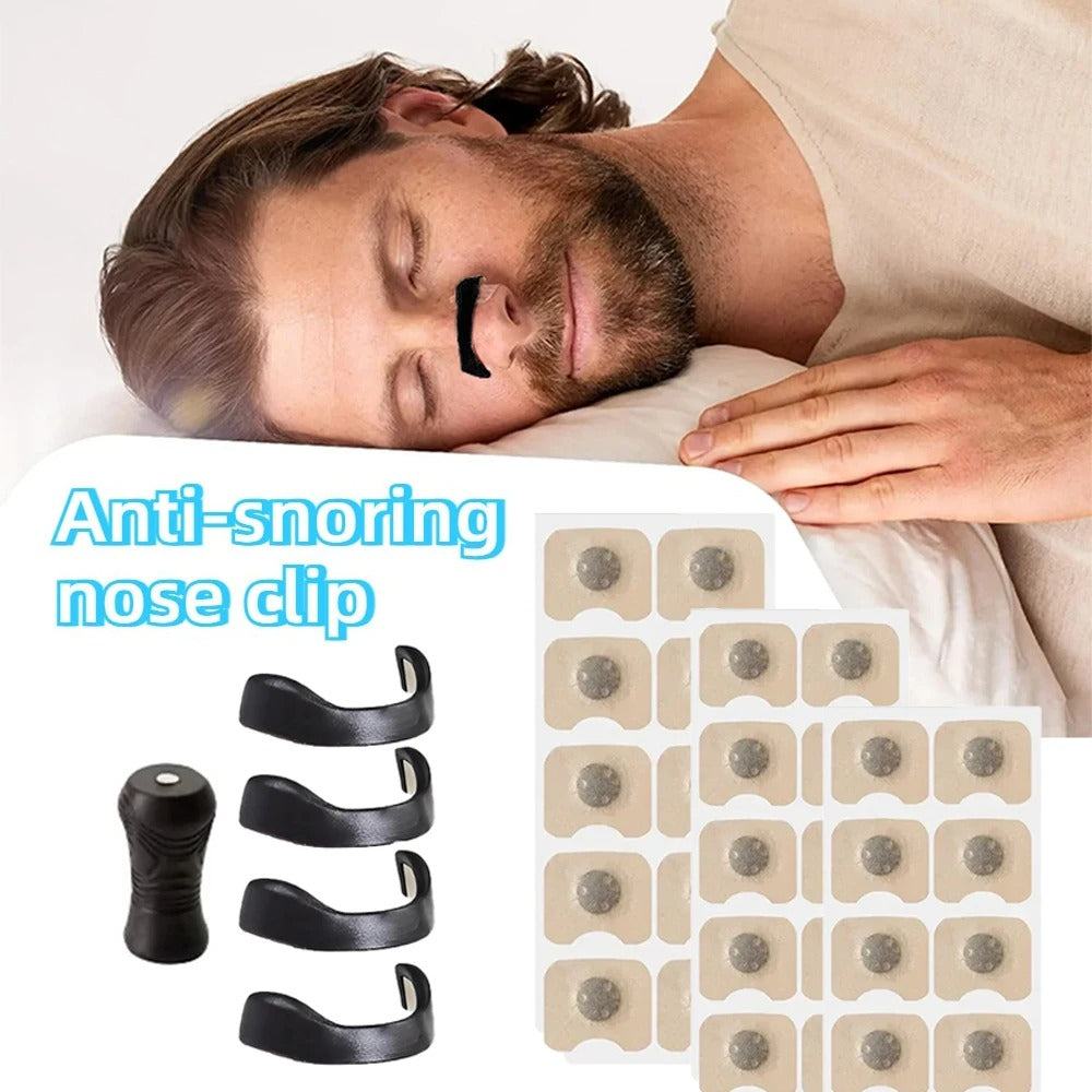 Magnetic Anti-Snoring Nose Strips – Boost Oxygen & Sleep