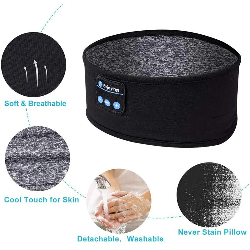 Bluetooth Sleep Headband – Wireless Headphones & Eye Mask