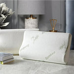 Orthopedic Memory Foam Pillow – Bamboo Fiber Cover for Neck & Shoulder Support