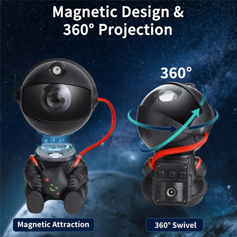 Astronaut Galaxy Projector – LED Starry Sky Night Light for Kids