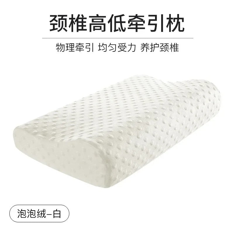 Orthopedic Memory Foam Pillow – Bamboo Fiber Cover for Neck & Shoulder Support