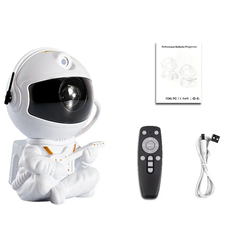 Astronaut Galaxy Projector – LED Starry Sky Night Light for Kids