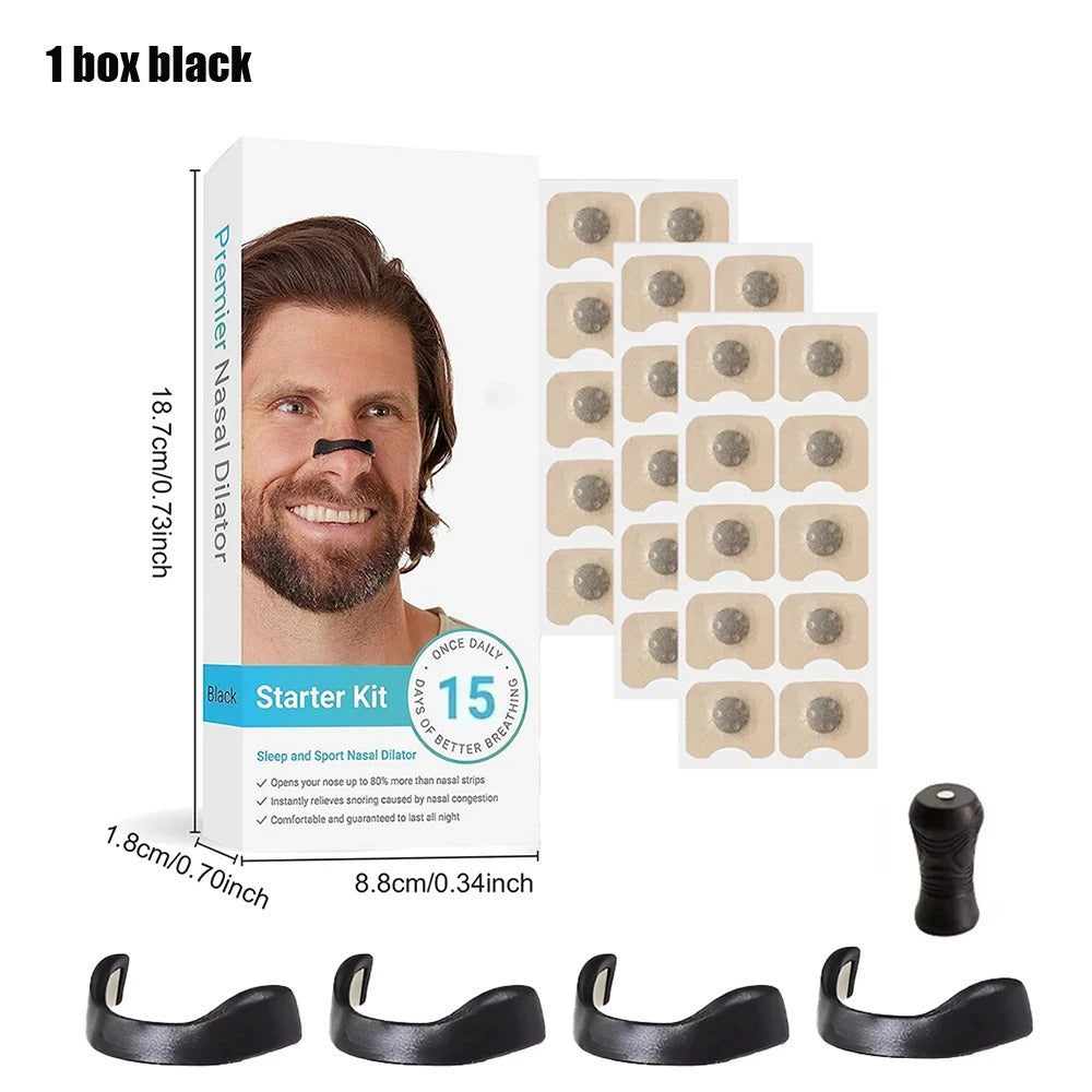 Magnetic Anti-Snoring Nose Strips – Boost Oxygen & Sleep